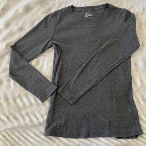 Heather Gray Long-Sleeve